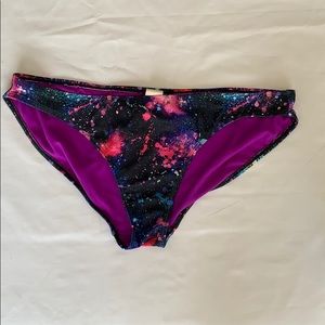 Galaxy Print Bikini Bottom